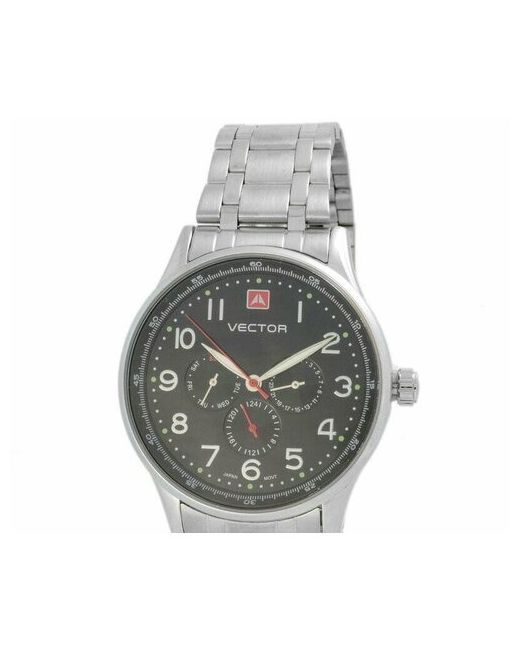 Vector Наручные часы Часы VH8-018412 черный серебряный