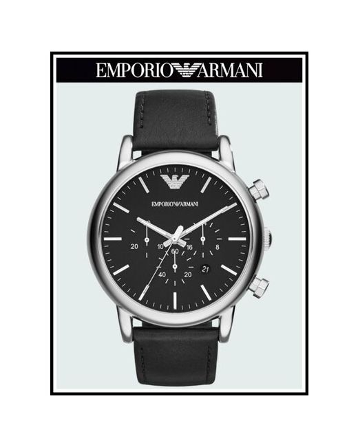 Emporio Armani Наручные часы Мужские Часы с черным циферблатом