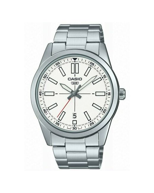 Casio Наручные часы MTP-VD02D-7E серебряный белый
