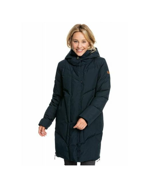 Roxy куртка зимняя укороченная подкладка несъемный капюшон мембранная манжеты водонепроницаемая карманы размер