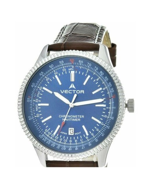 Vector Наручные часы Часы VC8-1155138 синий серебряный