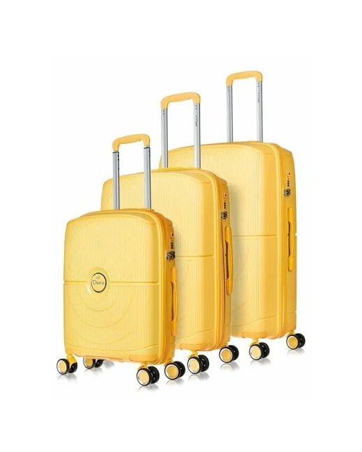 L'Case Комплект чемоданов Doha 3 шт. 112.5 л размер