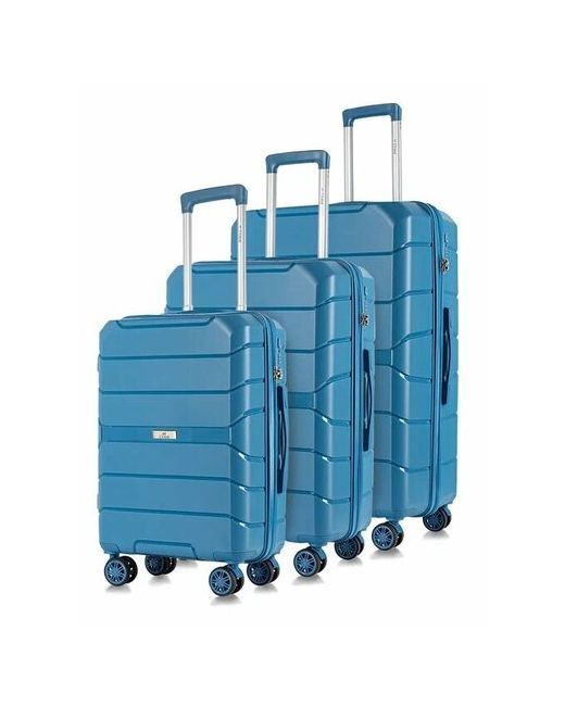 L'Case Комплект чемоданов Singapore 3 шт. 124 л размер