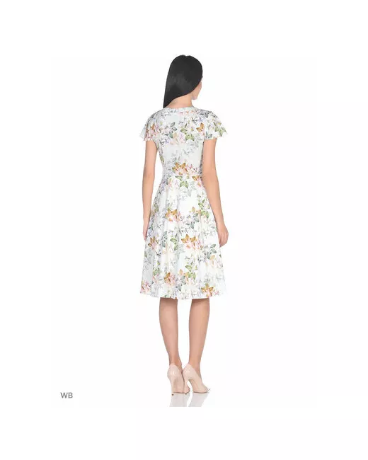 Andrew Kloff Платье повседневное полуприлегающее до колена подкладка размер 42