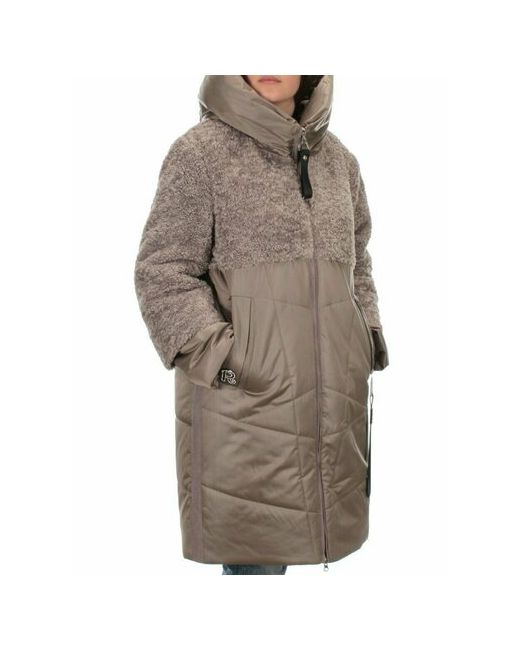 Не определен куртка зимняя удлиненная силуэт полуприлегающий размер 54