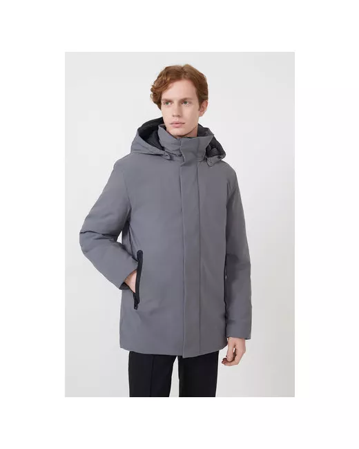 Baon куртка зимняя силуэт прямой ветрозащитная мембранная водонепроницаемая капюшон съемный карманы внутренний карман подкладка размер