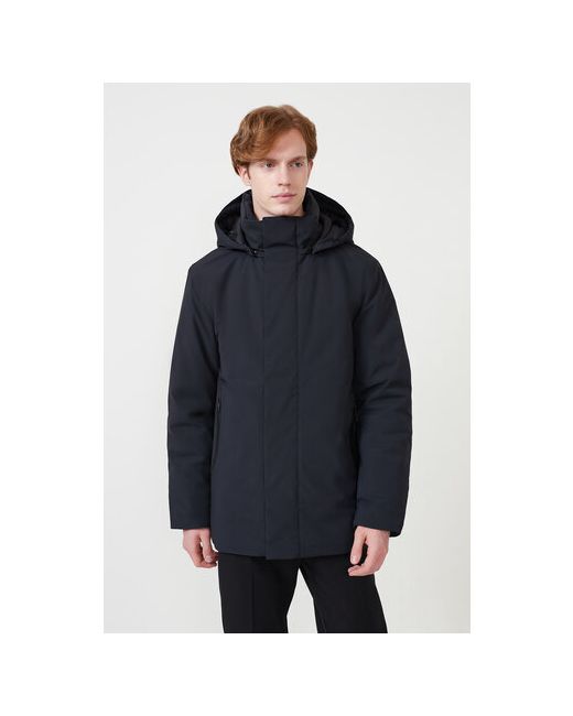 Baon куртка зимняя силуэт прямой ветрозащитная мембранная водонепроницаемая капюшон съемный карманы внутренний карман подкладка размер черный