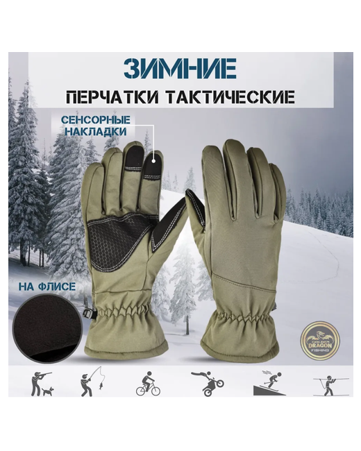 Golden Dragon Перчатки и олива спортивные прочные зимние