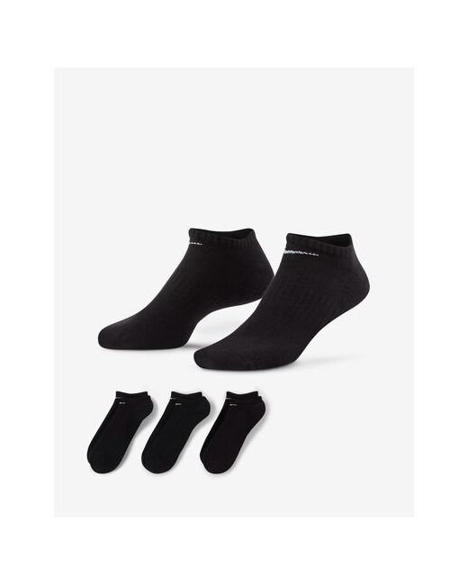 Nike носки 3 пары укороченные размер М