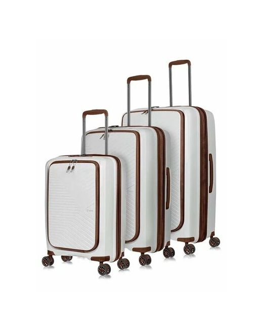 L'Case Комплект чемоданов Tokyo 3 шт. водонепроницаемый 125 л размер