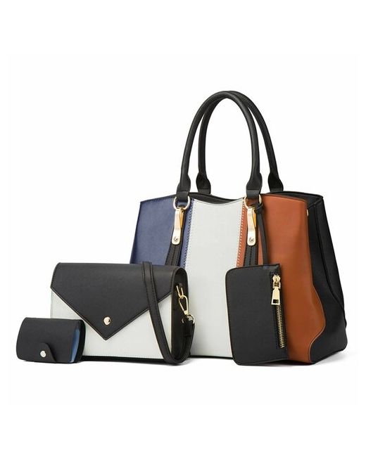 Женские сумки Комплект сумок ведро od11.1 вмещает А4 внутренний карман мультиколор