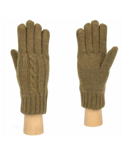 Fabretti Перчатки демисезон/зима шерсть подкладка утепленные размер 7 зеленый