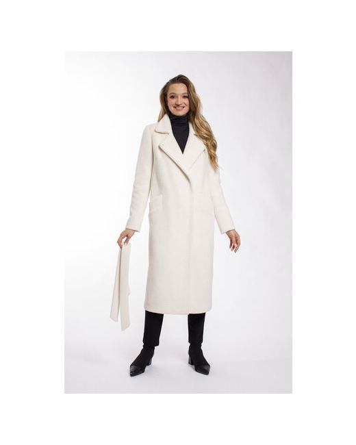 Modetta-style Пальто демисезонное силуэт прямой удлиненное карманы размер 42