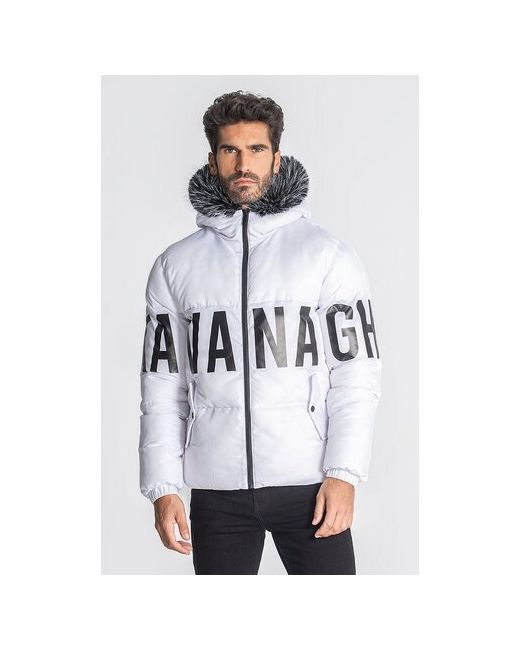 Gianni Kavanagh куртка демисезон/зима силуэт свободный карманы капюшон несъемный манжеты утепленная отделка мехом размер