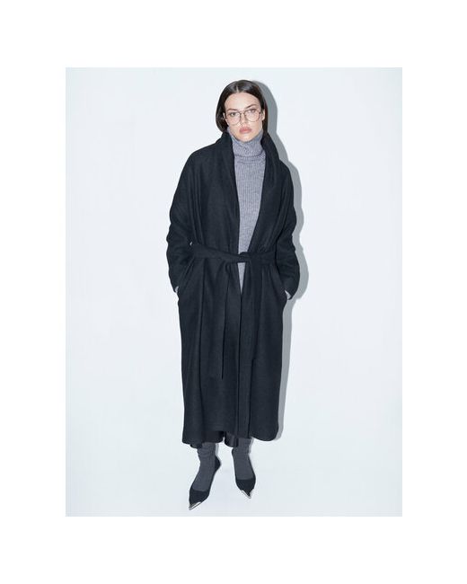 Toptop Пальто-халат демисезонное силуэт полуприлегающий средней длины размер