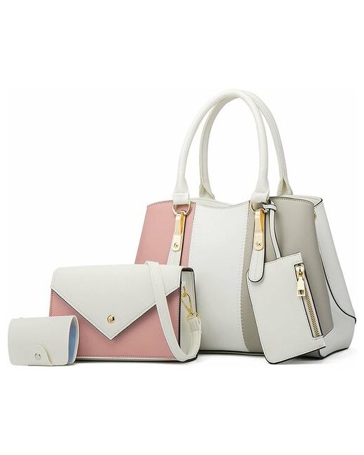 Женские сумки Комплект сумок ведро od11.21 вмещает А4 внутренний карман мультиколор