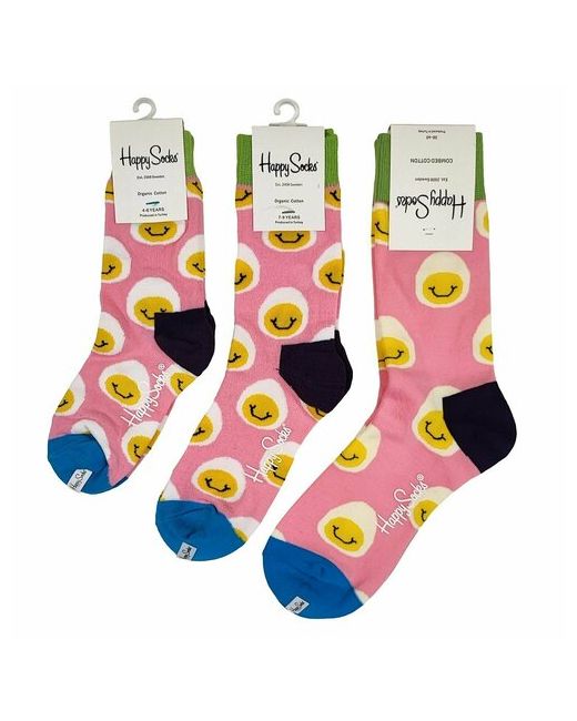 Happy Socks Носки унисекс размер желтый розовый