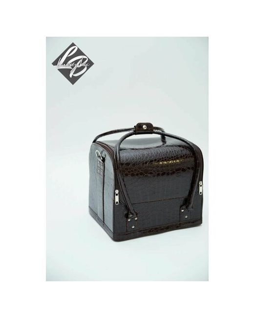 Luxxy box Бьюти-кейс экокожа 30х25 бордовый