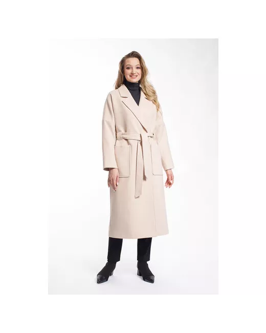 Modetta-style Пальто демисезонное силуэт прямой удлиненное размер 48