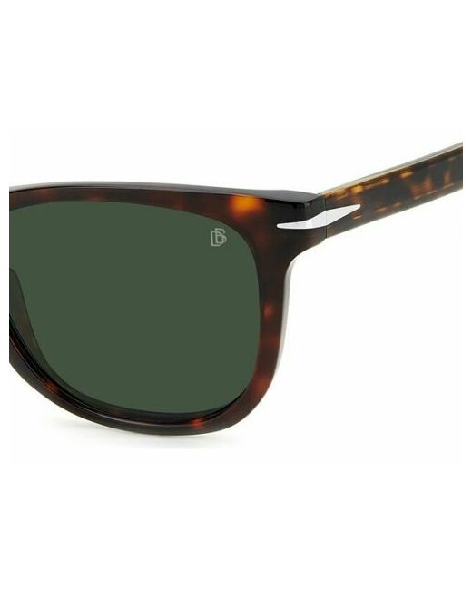 David Beckham Eyewear Солнцезащитные очки прямоугольные оправа с защитой от УФ для черепаховый