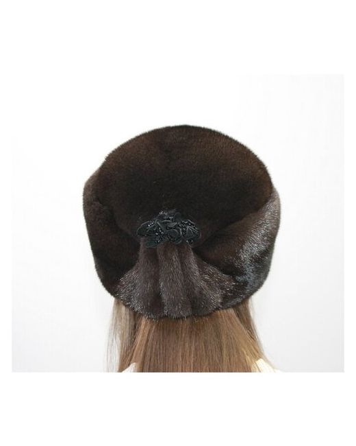 Мария Шапка канотье шапка импортная норка зимняя шерсть подкладка размер 58