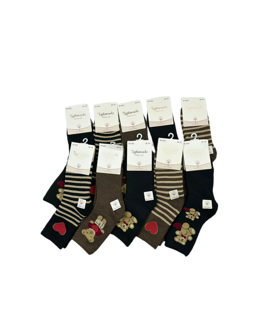 Turkan носки высокие махровые 10 пар размер черный
