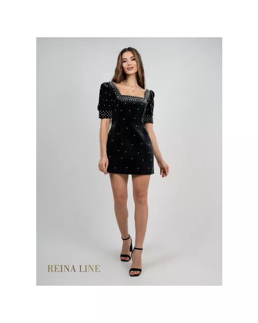 Reina Line Платье полуприлегающее размер 42