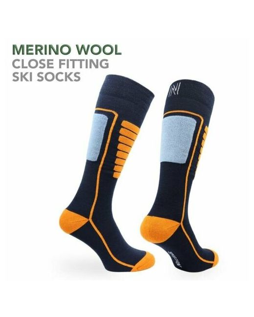 Norfolk Socks 1 пара высокие воздухопроницаемые износостойкие размер черный оранжевый