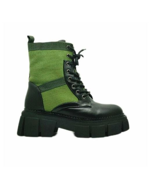 Китай Ботинки BN3378-A зимние размер черный зеленый