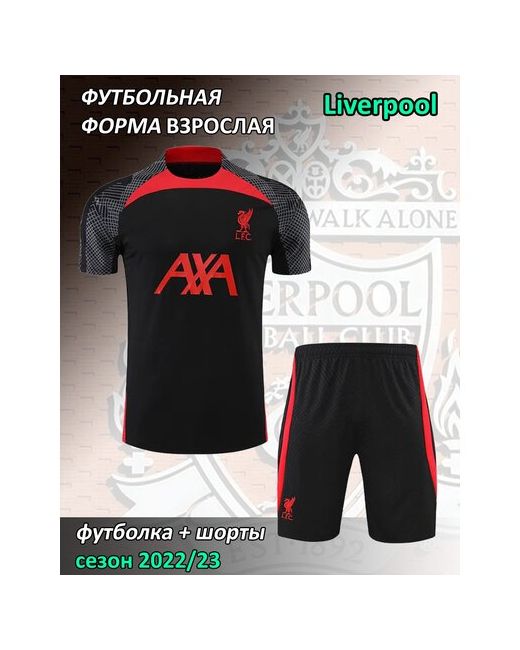 inSportX Форма футбольная шорты и футболка размер бесцветный черный
