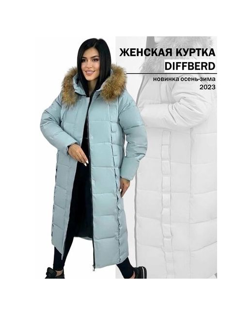 Diffberd куртка зимняя силуэт прямой карманы размер 44