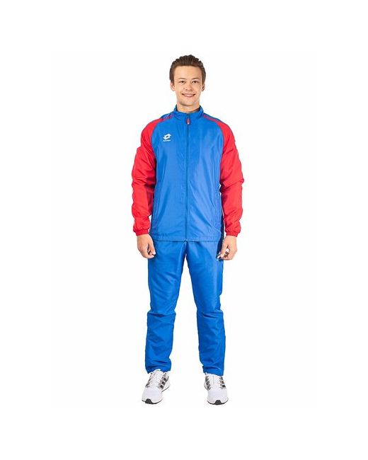 Lotto Костюм олимпийка и брюки силуэт свободный карманы подкладка размер синий