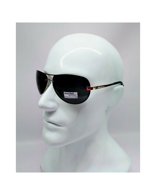 Matrix Солнцезащитные очки авиаторы оправа пластик спортивные поляризационные с защитой от УФ
