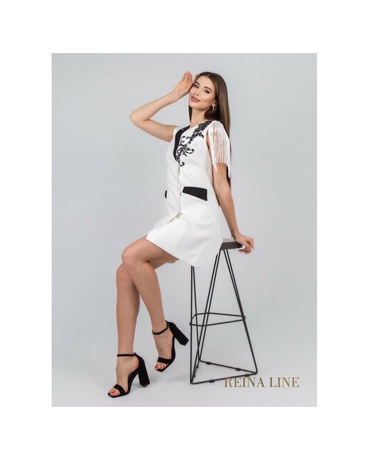 Reina Line Платье-пиджак полуприлегающее размер 36