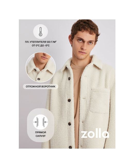 Zolla куртка-рубашка демисезонная размер