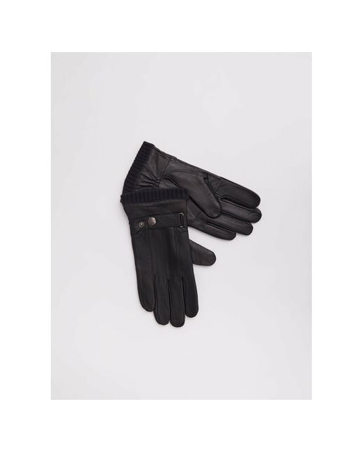 Zolla 012339662105 Утеплённые кожаные перчатки на флисе