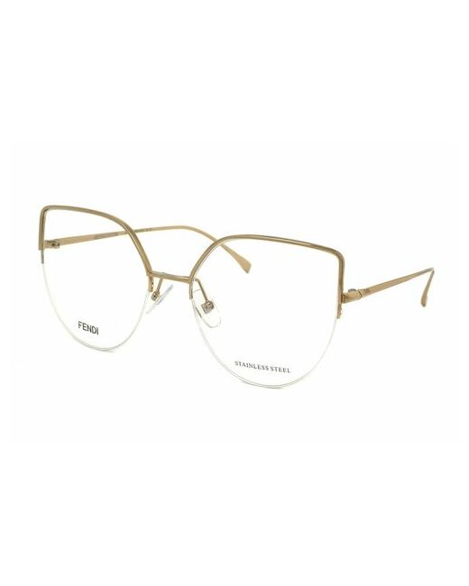 Fendi Солнцезащитные очки кошачий глаз оправа для