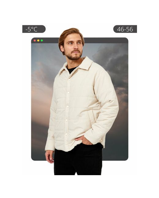 Mowgear куртка-рубашка демисезонная оверсайз размер 50