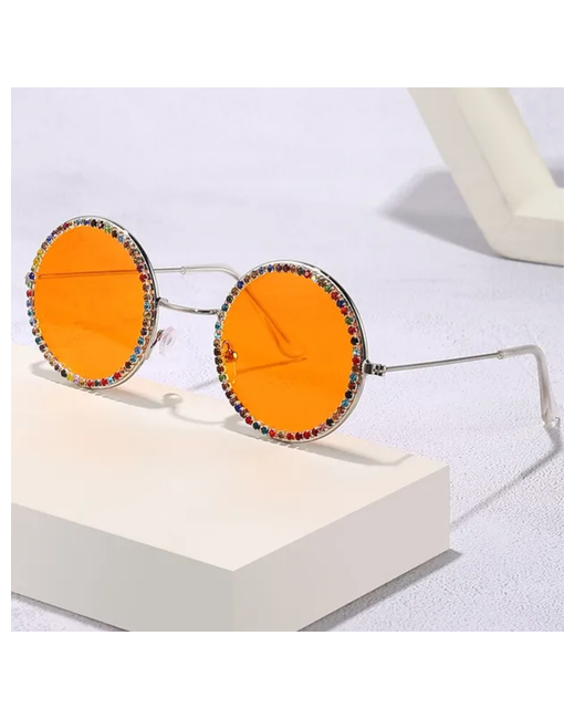 Кубикофф Солнцезащитные очки 46969 круглые оправа складные фотохромные белый