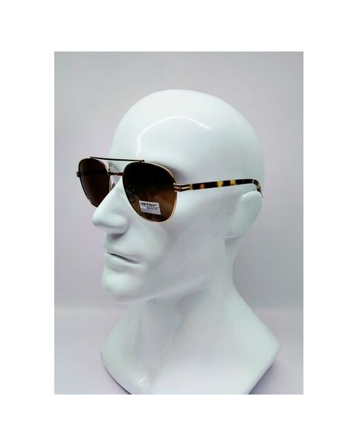 Matrix Солнцезащитные очки овальные оправа металл ударопрочные с защитой от УФ поляризационные золотой