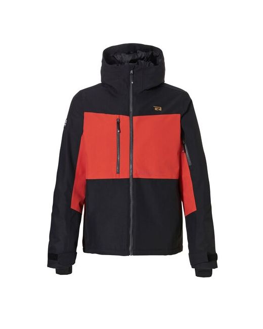Rehall Куртка Geri-R для сноубординга карманы внутренние карман ски-пасса регулируемые манжеты размер черный красный