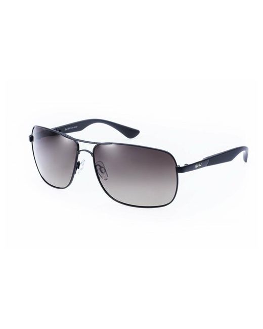 StyleMark Солнцезащитные очки прямоугольные оправа металл поляризационные устойчивые к появлению царапин градиентные с защитой от УФ для черный