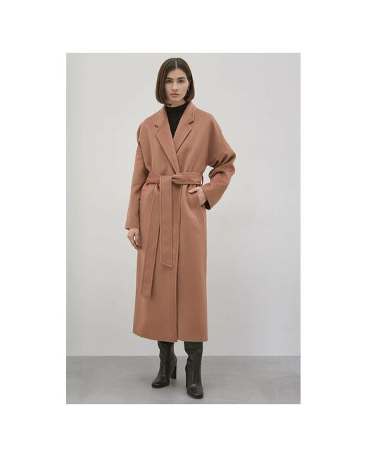 I Am Studio Пальто-халат демисезонное шерсть удлиненное размер