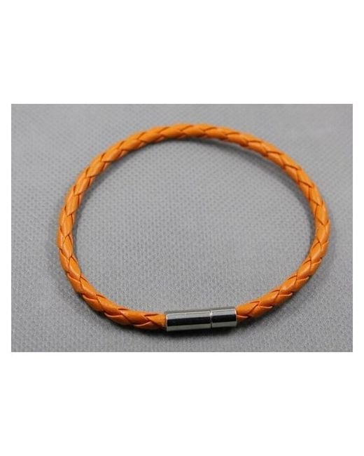 Handinsilver ( Посеребриручку ) Handinsilver Посеребриручку Браслет плетеный кожаный с магнитной застежкой длиной 25см