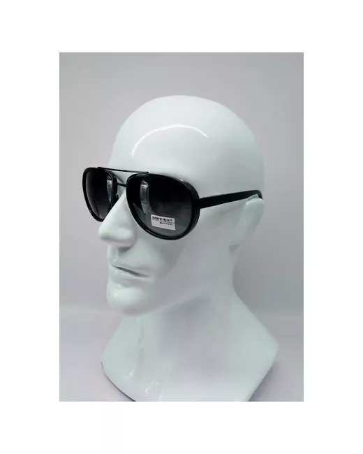 Matrix Солнцезащитные очки овальные оправа металл спортивные ударопрочные поляризационные с защитой от УФ градиентные черный