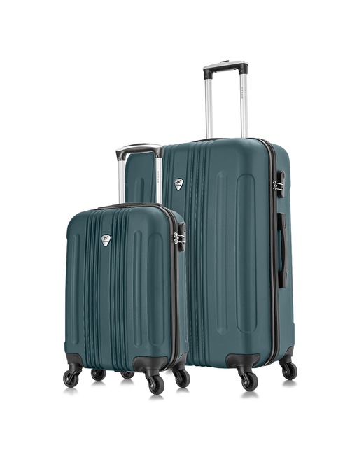 L'Case Комплект чемоданов 2 шт. водонепроницаемый 104 л размер зеленый