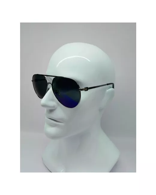 Matrix Солнцезащитные очки авиаторы оправа спортивные зеркальные поляризационные с защитой от УФ черный