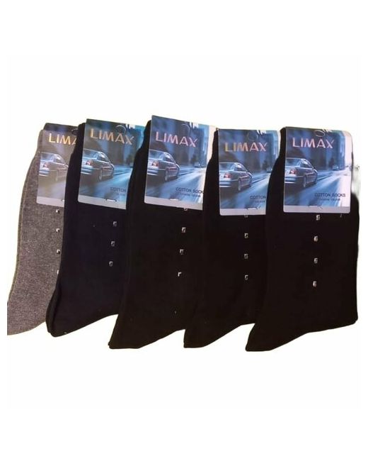 Лимакс носки 5 пар классические размер черный синий