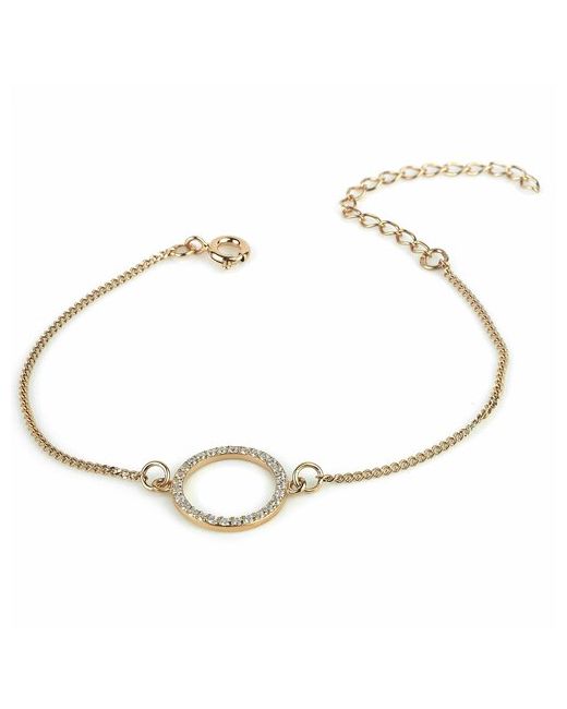 Sirius Jewelry Браслет позолоченный браслеты 925 позолоченные украшение на руку браслет с кольцом цепочке камнями