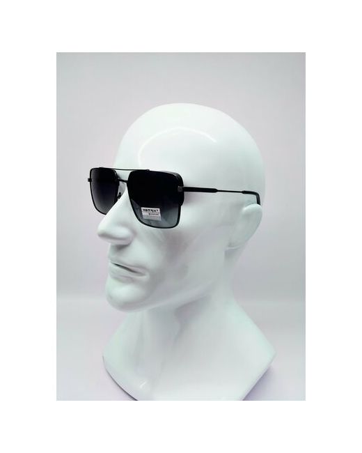 Matrix Солнцезащитные очки квадратные оправа металл поляризационные с защитой от УФ градиентные черный